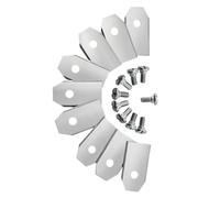 Shiketong Lame De Coupe-Bordure, Compatible for Husqvarna, Automower, Compatible for Gardena, Pièce De Coupe-Bordure De Remplacement d'herbe 45 Pièces, Tondeuse À Gazon Robotisée