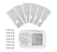 Shiketong Lame De Coupe, Compatible for Husqvarna, Compatible for Gardena, 30 Pièces De Rechange for Tondeuse À Gazon, Pièce De Coupe for Tondeuse À Gazon Robotique(Style A)