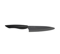 SHIN - Couteau universel 13 cm - manche noir lame noire