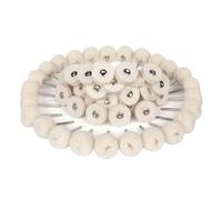 Shineboc 100pcs Roues De Polissage Abrasives Tige 1/8" en Feutre De Laine | pour Métal, Bijoux, Bois, Verre
