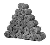 Shineboc Lot de 20 Bobines de Laine d'Acier Grade 0, Polissage Acier Laine Idéal pour le Nettoyage, le Polissage, l'Entretien et la Finition du Bois, du Verre