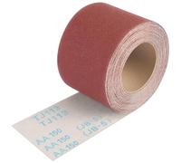 Shineboc Rouleau de Papier Abrasif Grain 150, 93 mm x 10 m Papier de Verre en Toile émeri à Base de Tissu,Ponçage Humide Rouleau Abrasif pour Métal Bois,pour Ponceuses Vibrantes et Manuelles