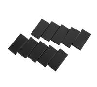 SHINEOFI 10 Pièces Cache de Profilé Protège L'équipement 30x60mm en Aluminium en Plastique Noir Bords Chanfreinés Lisses et Résiste la Déformation pour Atelier et Usine