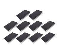 SHINEOFI 10 Pièces Carnet Vierge Noir A5 à Reliure Cousue, Pages Épaisses | Papier à Écriture Stable, Couverture Rétro Résistante aux Rayures, Usage en t Atelier