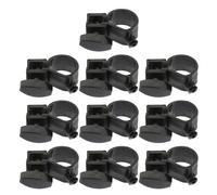 SHINEOFI 10 Pièces Chevalet Pliant en Métal Abs Noir Portable Plateau pour Peintures et Pinceaux, Solide aux Intempéries, pour Atelier et Plein Air