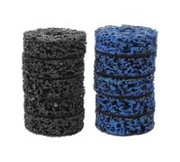 SHINEOFI 10 Pièces Disques Abrasifs en Émeri pour Moyeux de Roue Automobile, Kit de Polissage Professionnel Haute Performance Élimination Rapide Rouille et Restauration Stable