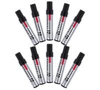 SHINEOFI 10 Pièces Marqueur Permanent à Pointe Large Noir, Grosse | Prise en Main Confortable, Fatigue Réduite, Étiquetage Résistant aux Intempéries, Corps en Plastique
