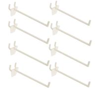 SHINEOFI 100 Pièces Crochets pour Panneau Perforé, Crochets à Outils, Abs, Beige, Design, Suspendre sur Panneau Perforé, Garage et Abri, Présentoir Mural Professionnel
