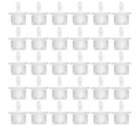 SHINEOFI 100 Pièces Goutteur D'arrosage Localisé Réglable en PP Blanc | Remplacement Micro-irrigation, Anti-obstruction et Peu Déformable, Usage Agricole, Vergers