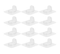 SHINEOFI 12 Pièces Protection Murale Anti-recul Matériau et Installation Facile avec Coussin Amortisseur pour Poubelle de Cuisine pour Coins et Murs