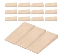 SHINEOFI 15 Pièces Kit de Cales en Bois Beige pour Manche de Hache , Stabilisation Renforcée et Ajustement pour Jardinage et Fendage de Bois