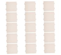 SHINEOFI 15 Pièces Mica Accessoire de Remplacement pour Micro-ondes Résistante à Haute Température Dimensions pour Plaque Guide D'ondes