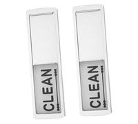 SHINEOFI 2 Pièces Aimant Magnétique pour Lave Propre et Indicateur Double Face Facile à Lire pour Cuisine Design Pratique et Unique