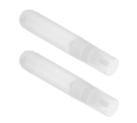 SHINEOFI 2 Pièces Marqueur Acrylique Rechargeable Vide 8mm Pointe Plate | Deux Pièces, Écriture Fluide et Précise, Résistance aux Intempéries, pour Bois et Plastique, Loisirs Créatifs