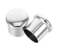 SHINEOFI 2 Pièces Mitigeur Cuivre Argenté, Réglage Simple pour Salle de | Style Moderne et Élégant, Faible Entretien, Installation Simple, Usage et Baignoire, Accessoire de Robinet
