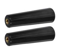 SHINEOFI 2 Pièces Poignée de Barbecue Isolée en Bakélite Filetage M10, Manche de 110mm Compatible Rôtissoire, Accessoire pour Camping et Pique-niques en Extérieur