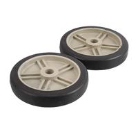 SHINEOFI 2 Pièces Roue Gonflée à L'air pour Compresseur Air Design Pivotant Pneumatique, Plastique Solide, Accessoire de Remplacement Facile pour Mobilité Améliorée