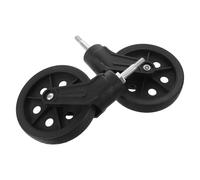 SHINEOFI 2 Pièces Roue Pivotante Silencieuse de 4,5 Pouces pour Chariot de Courses, à Tige, Résistante à L'usure, Facile à Installer, Adaptée aux Environnements de Supermarché