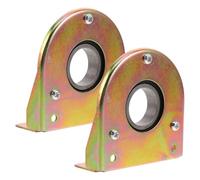 SHINEOFI 2 Pièces Support de Palier en Fer pour Système de Poulie, Pièces Stables et Ventilation, Adapté aux Structures de Serrage et Exigences Agricoles
