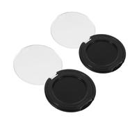 SHINEOFI 2 Pièces Tampon Reproduction Complète du Motif Pvc pour Encreur Noir Empreintes Digitales Séchage Rapide Travail Administratif et Usage Juridique