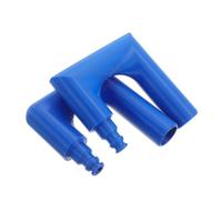 SHINEOFI 2 Pièces Tube de Trop-Plein pour Piscine avec Support de Bord de Seau, Plastique, 11,50x10,90x2,90cm, Bleu, pour Seau et Réservoir D’Eau, Jardinage Domestique, Équilibrage