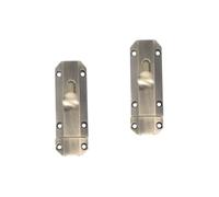 SHINEOFI 2 Pièces Verrou de Porte Coulissante Targette pour Portes Intérieures Extérieures Verrouillage Robuste pour Fenêtres Installation Facile Design Élégant