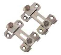 SHINEOFI 2 Pièces Verrou de Porte Installation Facile en Acier Inoxydable 7,3x5x1,2cm Vintage Prévention des Ouvertures Accidentelles, pour Armoires à Vin et Penderies