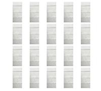 SHINEOFI 20 Pièces Tissu de Germination Jetable Blanc, Hydratant | Toile de Plantation en Tissu, Usage Maison ou Professionnel, Accessoires Jardinage, Culture hors Sol