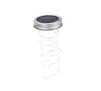 SHINEOFI 2m Guirlande Lumineuse Solaire Pour Couvercle De Boîte De Conserve Led Féérique Décorative Pour Jardin Cour Maison Et Aménagement Paysager Bleue