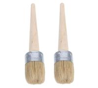 SHINEOFI 2pièces Lot de Pinceaux Ronds pour Peinture Craie Petits Pinceaux pour Pochoir Et Détail Usage