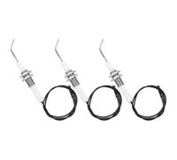SHINEOFI 3 Pièces Électrode D'allumage pour Barbecue à Gaz, 38 CM | Céramique, Cuivre et Abs, Assemblage Simple, Décharge Stable, pour Brûleur et Événements de Jardin