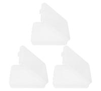 SHINEOFI 3 Pièces Porte-boules de Coton en Plastique Compact avec Couvercle Transparent pour Rangement Voyage, Petite Boîte de Rangement Pratique pour Salle de Bain et Divers Scénarios