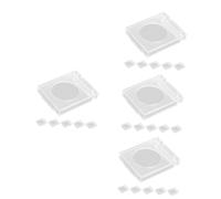 SHINEOFI 4 Ensembles Couvercle Transparent De Protection Pour Bouton Poussoir Lot De Protection Accidentelle Installation Facile Pour Interrupteurs Électriques Accessoire Pour 6 Pièces * 4