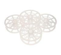 SHINEOFI 4 Pièces Bobine de Rangement pour Guirlande Lumineuse, Plastique, | Bandes LED Transparentes et Rallonges, Support Vertical Stable, Bords Lisses, Transport et Exposition