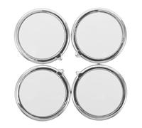 SHINEOFI 4 Pièces Bouton de Minuterie de Remplacement Installation Simple en Plastique Argenté pour Autocuiseur et Four Cuisine Accessoire pour Réchaud de Camping