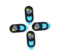 SHINEOFI 4 Pièces Cache Caméra Ultra Fin avec de Confidentialité pour Ordinateur Portable Protection Webcam Pratique et Durable Facile à pour Photos et Appels