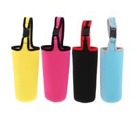 SHINEOFI 4 Pièces Manchon pour Boisson Glacée en Néoprène 30 Oz avec Poignée Portable, Pochette de Transport Réutilisable pour Bouteille d'eau, pour Gym et Outdoor