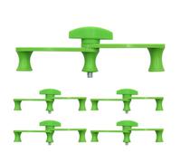 SHINEOFI 5 Pièces Cintreuse de Branches Réglable en Abs, Trois Colonnes | Formation Douce des Plantes, Angles Ajustables et Pose Rapide, pour Arbres Fruitiers et Tiges