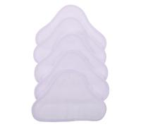 SHINEOFI 5 Pièces Éponges Triangulaires Réutilisables pour Balai Vapeur Éponges de Remplacement Lavables pour Tapis Plancher Vinyle Compatible avec Ho