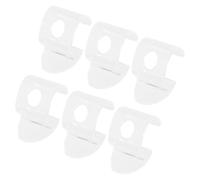 SHINEOFI 6 Pièces Poignée de Store Enrouleur en Plastique Mini, Robuste et Résistante la Déformation, Adaptée pour Stores Nid d'abeille de 1-9/32 Diamètre et Hauteur 9-16