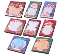 SHINEOFI 8 Pièces Bloc-notes Autocollants Multifonction en Papier Design Adhésif Portable, Forme Rectangulaire et Carrée, pour Usage Scolaire et Magasins