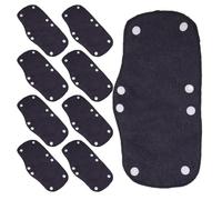 SHINEOFI 9 Pièces Bande Absorbante de Sueur Facile à Remplacer pour Casque de Sécurité en Polyester, Confortable et Réutilisable pour Travaux de Soudure en Milieu Industriel