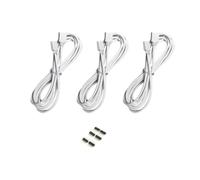 SHINEOFI 9 Pièces Câble D'extension Rgb 4p 2m pour Bande Lumineuse LED Connecteurs 4 Broches en Cuivre et Pvc, Flexible et Sûr pour Contrôleur et Ruban Lumineux Couleur Couleur Aléatoire