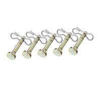 SHINEOFI Accessoires Remplacement 5 Ensembles goupilles de Cisaillement et Fendues métal pour souffleuse à Neige limitation Temps d'arrêt boîte de Vitesses