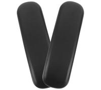 SHINEOFI Accoudoir pour Chaise de Bureau en PU Noir, Design Moderne | Réduit la Pression des Bras, Forme Galette, pour Fauteuil de Bureau, Accessoire de Remplacement