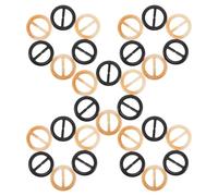 SHINEOFI Anneau de foulard et sandales, pince de fixation ronde en plastique, 30 pièces, pour t-shirts et hauts, femmes, adaptée aux occasions décontractées et professionnelles