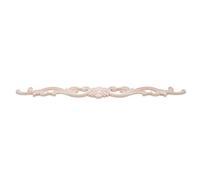 SHINEOFI Applique Décorative en Bois Sculpté Rustique pour Meubles, Bois Beige, Finition Naturelle Non Peinte, pour Armoires et Tiroirs, Restauration de Meubles DIY