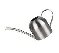 SHINEOFI Arrosoir INOX à Bec Long pour Fleurs et Plantes, 500ML, Argent, Arrosage de Jardin, Finition Soignée, pour Plantes en Pot