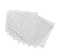SHINEOFI Autocollants Récompense Étoiles Argentées en Papier Aluminium Autocollant Léger et Créatif pour Salle de Classe ou Maison, Lot de 10 Feuilles Pentagrammes