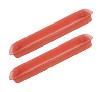 SHINEOFI Bac de récupération rectangulaire en Plastique Rouge, Lot de 2, soucoupes de jardinières, Anti-Fuite, pour Pots de Fleurs à la Maison et au Jardin